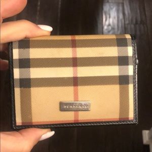 Burberry credit card wallet